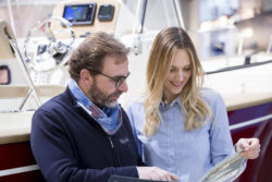 Photo: Visitors at trade fair