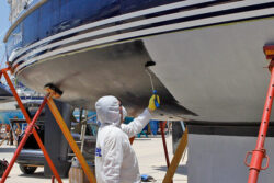 Painting boat | Copyright © Blauwasser.de