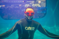 Diver under water | Copyright © Messe Düsseldorf | C. Tillmann