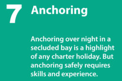 Grafik: © boot.de /  Nights at anchor are a highlight of every charter holiday