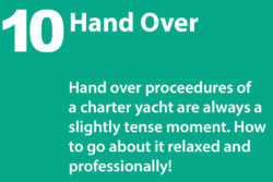Grafik: © boot.de /  How to go about handing over your charteryacht professionally