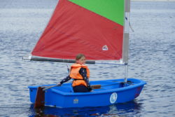 Child in Optimist, Copyright © VDS