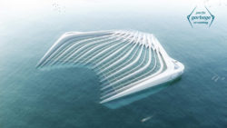 Pacific Garbage Screening: Rendering der geplanten Plattform - Bild: PGC